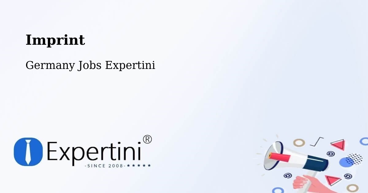 Imprint – Sankt Wendel - Germany Jobs Expertini